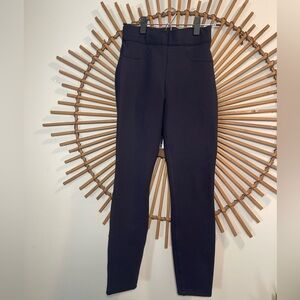 Spanx Women’s  Ponte Ankle Pants  Navy Blue Classic Stretch Workwear LNC